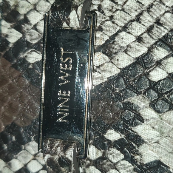 Brown, white, Nine West, bag - Picture 3 of 7